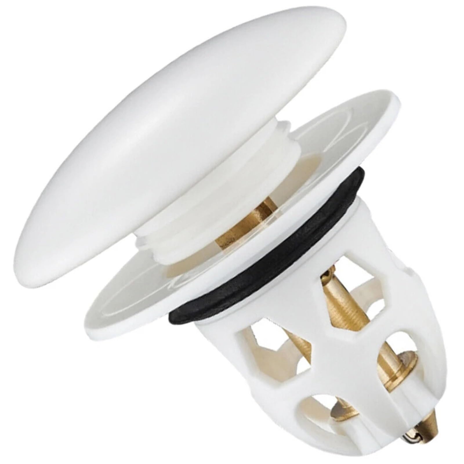 Bathroom Sink Drain Plug Stopper Anti-Clogging Wash Basin Core Bounce Up Filter Shower Ceramic For Bathtub