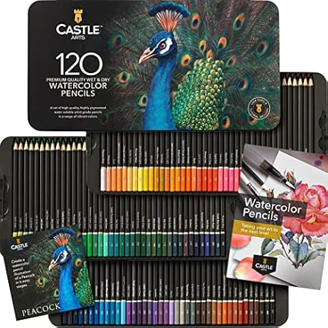 Castle Art Supplies Estuche 120 Lápices Acuarela Cover