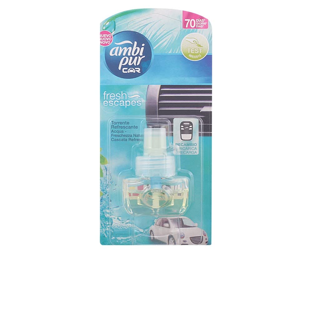 Ambi Pur Wymienny odświeżacz powietrza samochodowego, Aqua 7 ml