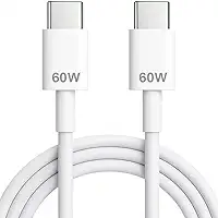 Cabo USB-C para USB-C 60W Turbo1 Metro Carregador Carga Rápida Compatível com Samsung, Motorola, Xiaomi, LG, iPhone, iPads, Tablets e Notebooks, Cabo Reforçado