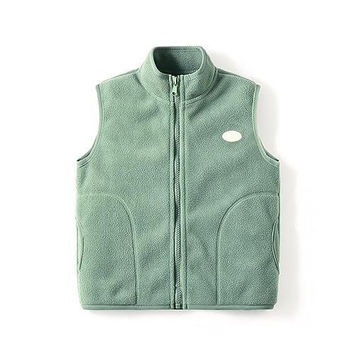Toddler Baby Boys Girls Vest Lightweight Fall Winter Warm Sleeveless Fleece Zipper Up Jacket with Pockets3