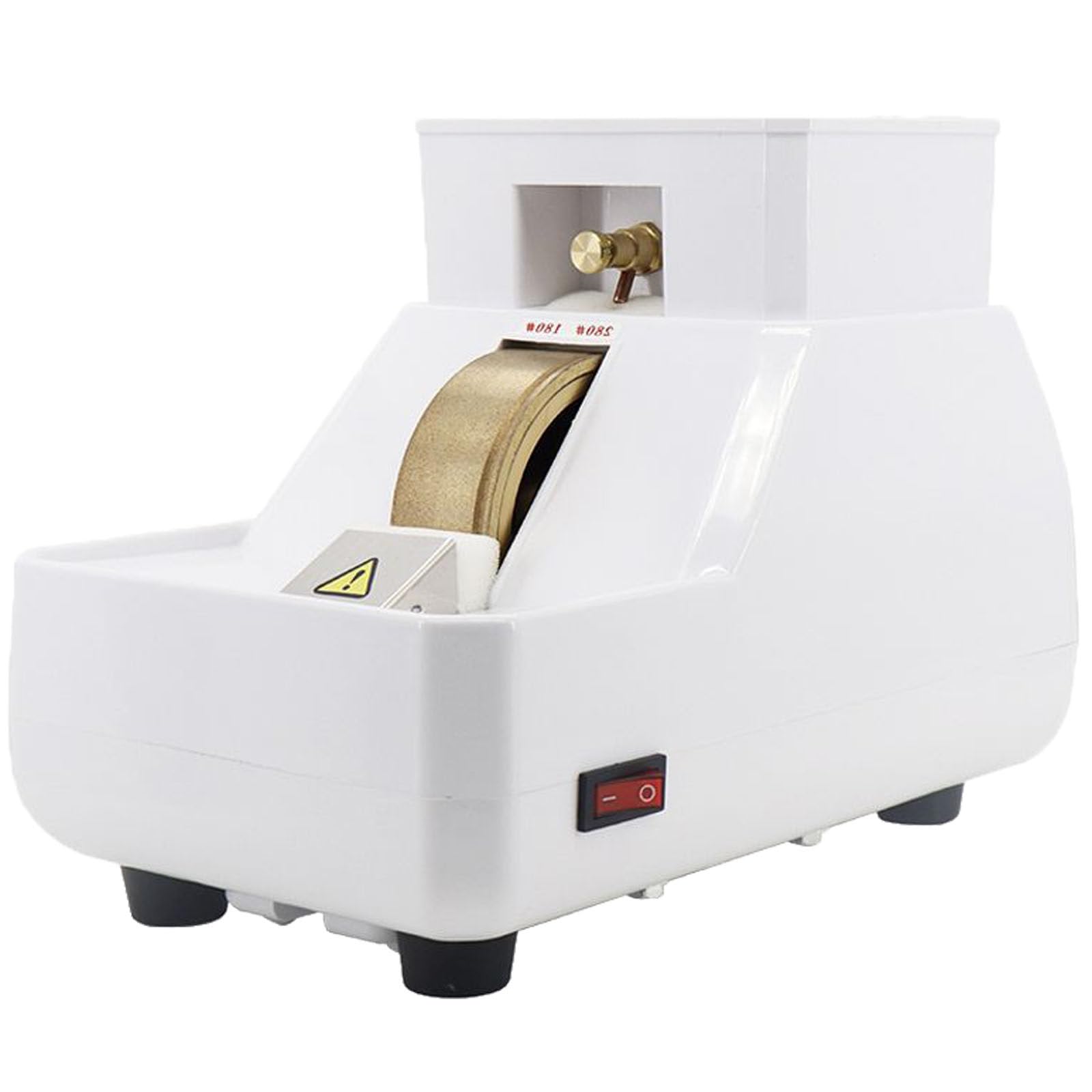 ylpddmm Manual Lens Edger Glasses Edger, Optical Lens Edger Hand Mill Edging Machine, Manual Lens Grinder 3-in-1, Lens Polisher with Removable Sink,with #240 and #180 Lens Grinding Wheel