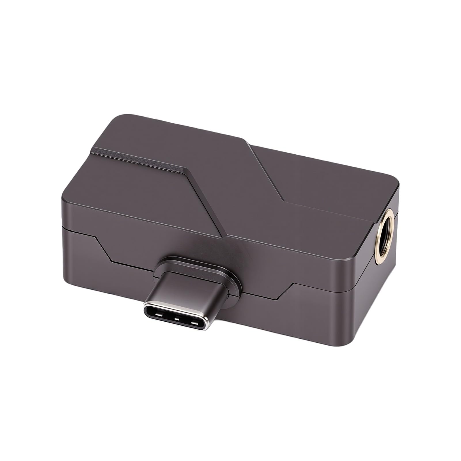 CCYLEZ Amplificador de Auriculares DAC USB C 384KHz 32bit, para Escenario de de Alta Fidelidad