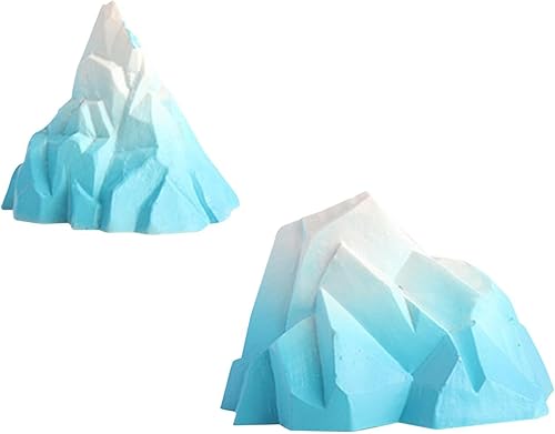 Acuario Iceberg Decoración Simulación Iceberg Estatuilla Modelo Decoración del Hogar Adornos de Iceberg Submarino para Jardín Hogar Interior