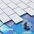 Soulscrafts Glass Mosaic Tile, Pool Tiles Glass Mosaic Backsplash 12 x 12 Inch for Swimming Pool Kitchen Bathroom, Subway, Iridescent Blue 5 Sheets