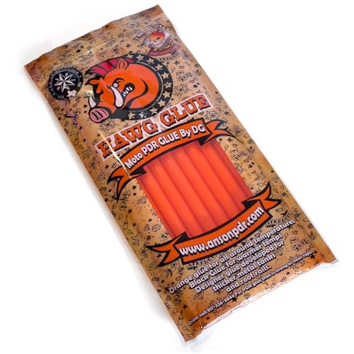 Image of Tabweld Black Plague Hawg Orange PDR Glue Stick Pack - Paintless Dent Repair Glue Pack (Orange)