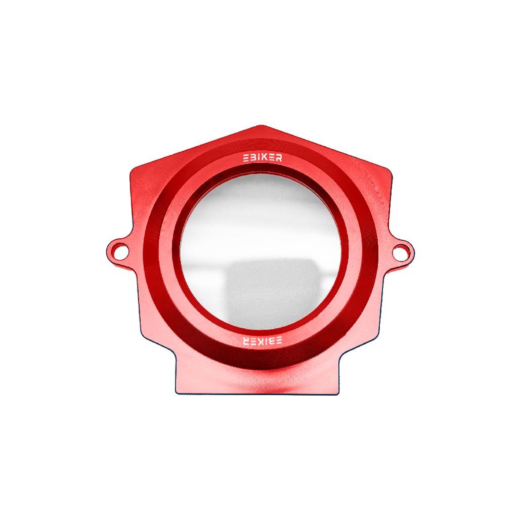 Anodized Full Cam Cover for Raptor YFM 700 R 2006-2015 2016-2020. Open perspective strong ATV Parts Clear Cam Cover | Aluminum Alloy lightweight 6061-T6 | Resist wear, corrosion Raptor Cam Cover Red.