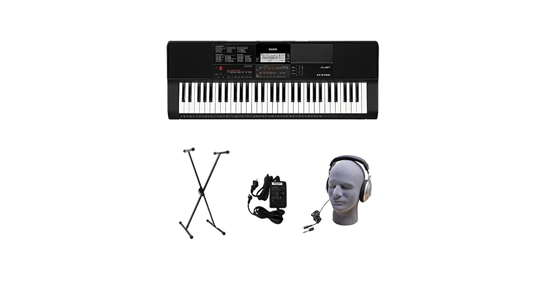 Amazon.com: Casio CT-X700 PPK Premium Keyboard Pack with