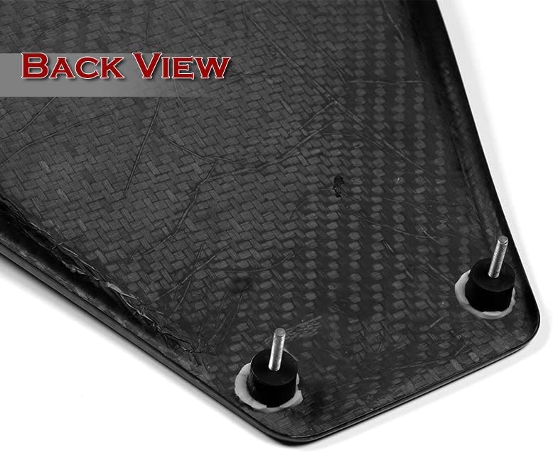 HYPERSPEED Real Carbon Fiber Air Flow Intake Hood Scoop Vent ABS V-Style Fit for 2008 2009 2010 2011 2012 2013 2014 2015 Mitsubishi Evolution 10 EVO 10, Car Mods Accessories Replacement Parts Assembly