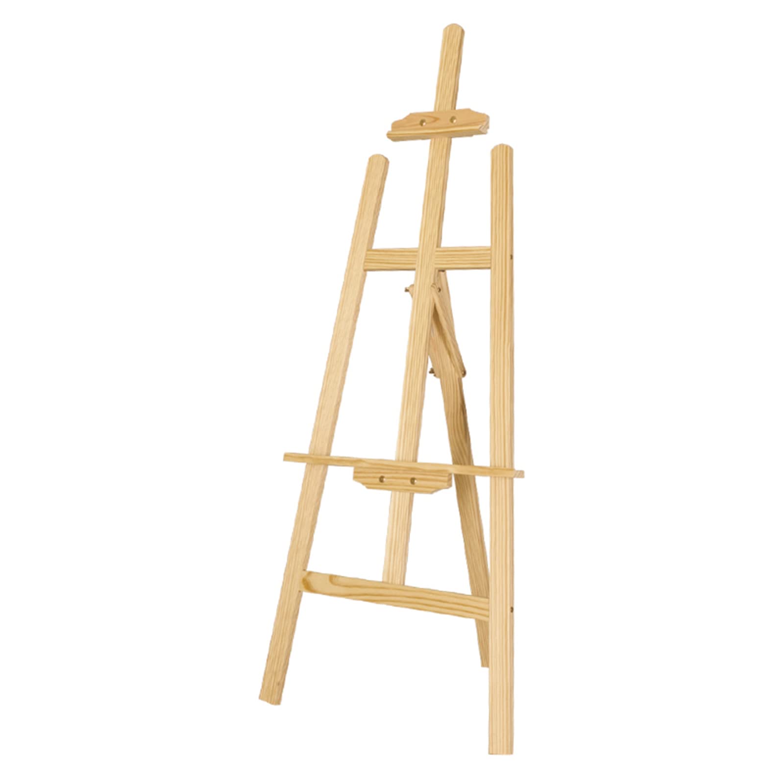 ASerZenith Folding Art Stand For Wedding, A-Frame Wooden Display Easel Floor Stand Studio Easel Portable Easel For Painting, Sketch