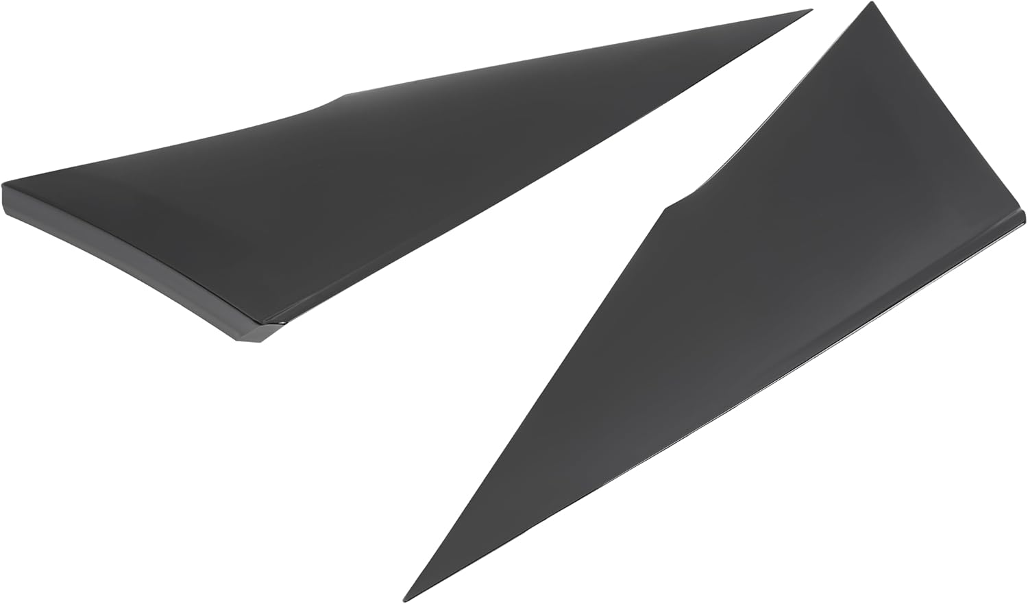 Rear Quarter Molding Cover Compatible with 2016-2022 Toyota Prius Prime AWD-e Replace for 62505-47012 62506-47012 Window Trim Panel Rear Triangular Cover Plate Outer Pillar Molding Left + Right