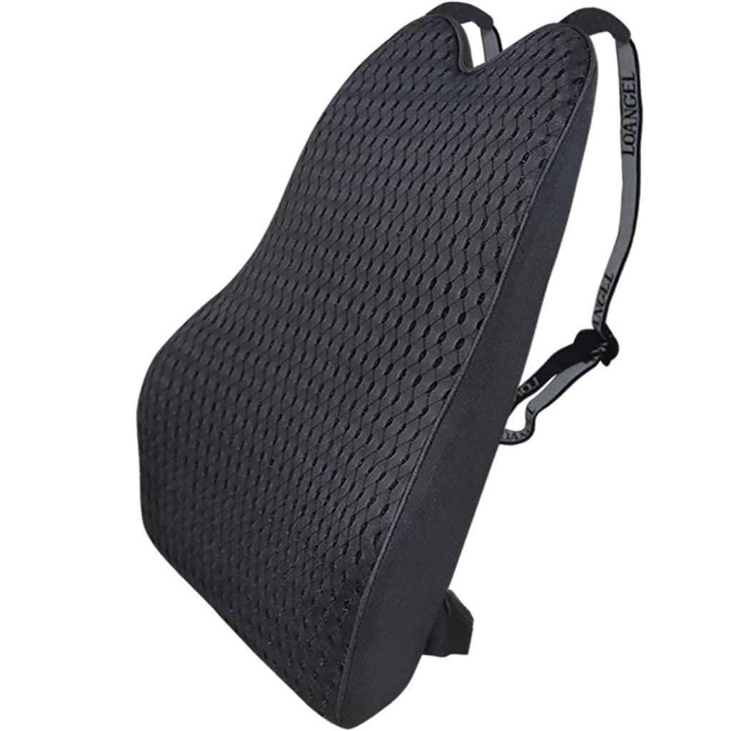 Oreiller de dos de voiture avec coussin lombaire de siège de voiture en mousse mémoire