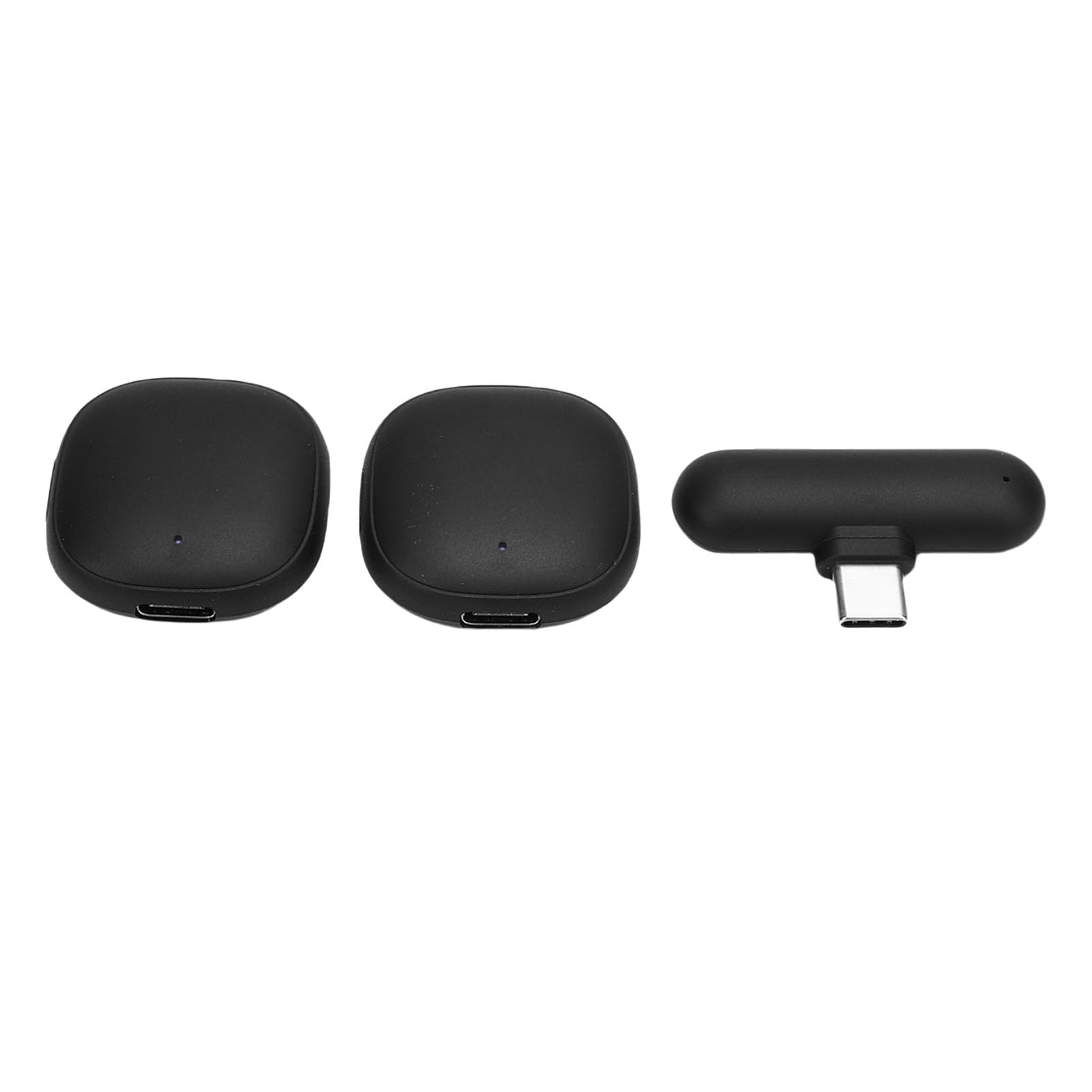 Tbest Bezprzewodowe Mikrofony Lavalier 328 Stóp Zakres AI Redukcja Szumów 2,4 GHz Wireless Lapel MICS z obudową ładowania do Nagrywania Wideo Transmisja na żywo