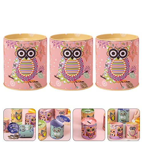3pcs Pen Holder Piggy Bank Piggy Bank for Kids Cute Tinplate Coin Bank Bedroom Decor Stationery Baby - Image 3