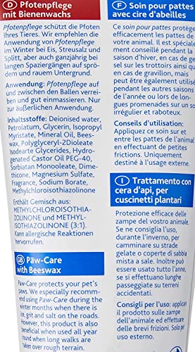 TRIXIE Paw-Care | Doppelpack | 2 x 50 ml | Pfotenpflege Creme mit Bienenwachs für Hunde und Katzen | Bei rissigen und gereizten Pfoten | Kann dabei helfen, die Pfoten zu pflegen