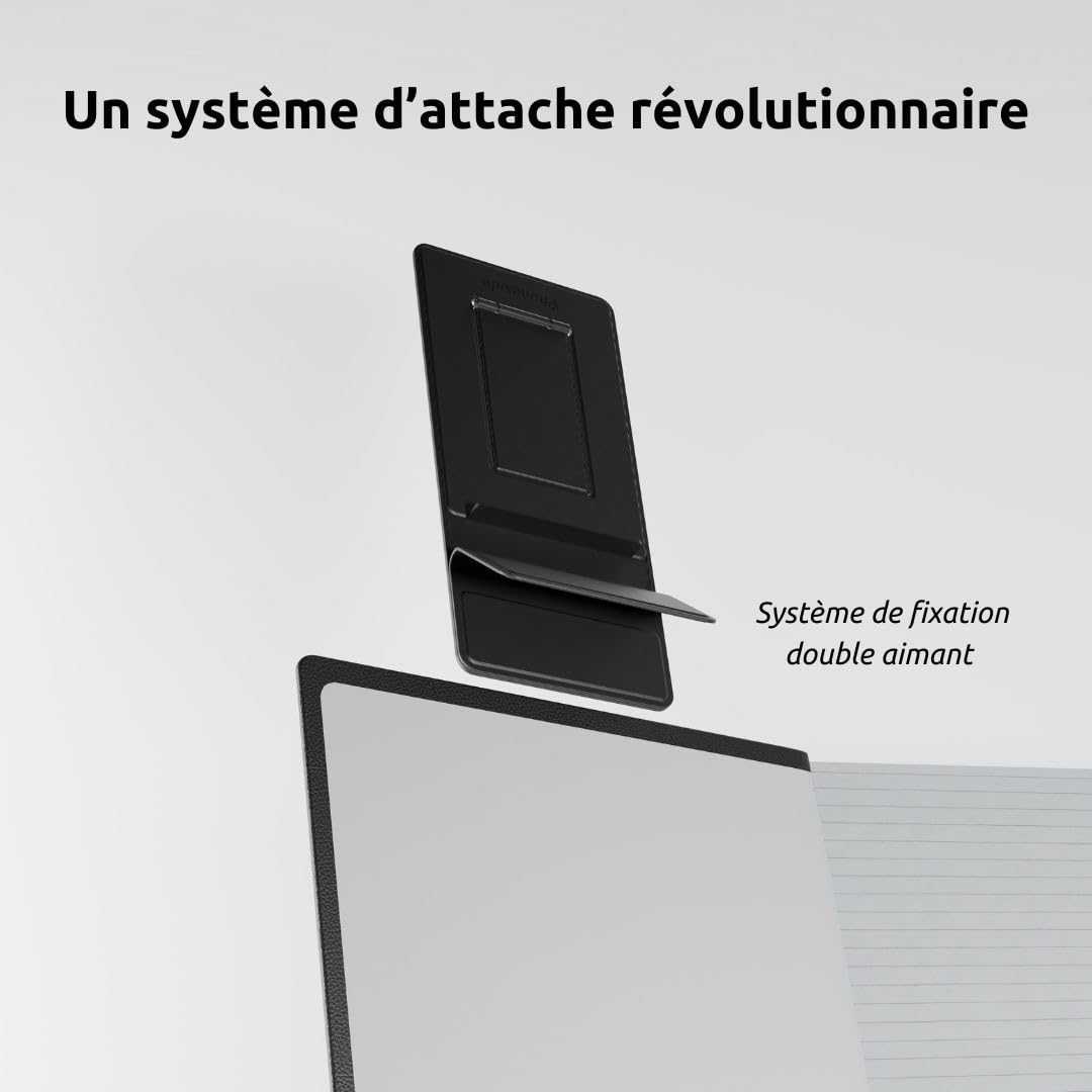 Note Support de Smartphone pour carnet, Cahier, Bloc-Notes, Agenda ou Planner (Fourni sans Le carnet)