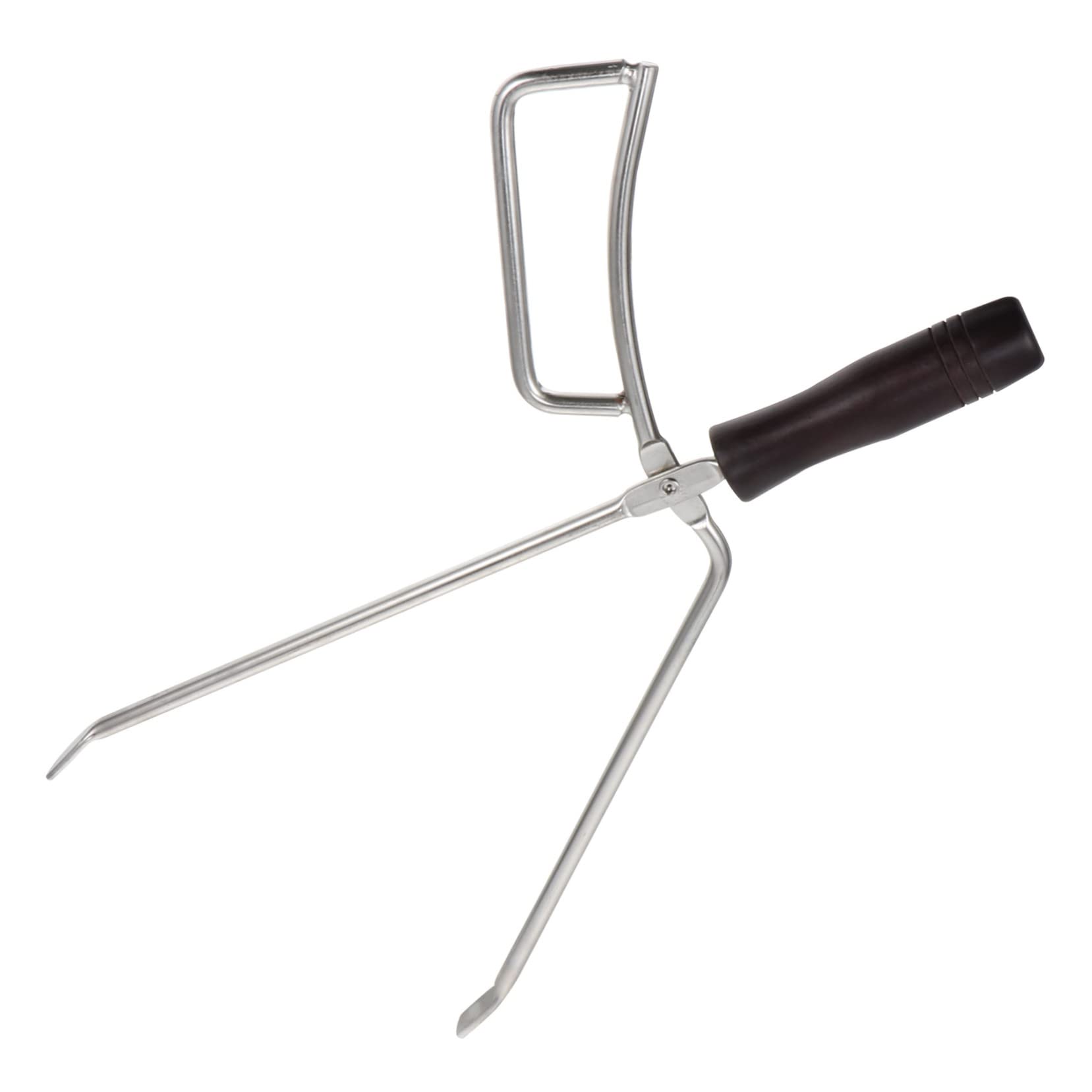 Levemolo 1PC Extra Long Charcoal Tongs with Solid Beech Handle Heavy Duty Bbq Clip for Outdoor Grilling Kitchen Use Durable Fire Tongs for Charcoal Bbq Cooking