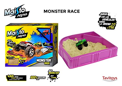 Tavitoys -11501 Pista Arena Monster Race Maisto met Vehiculo, meerkleurig (11501)
