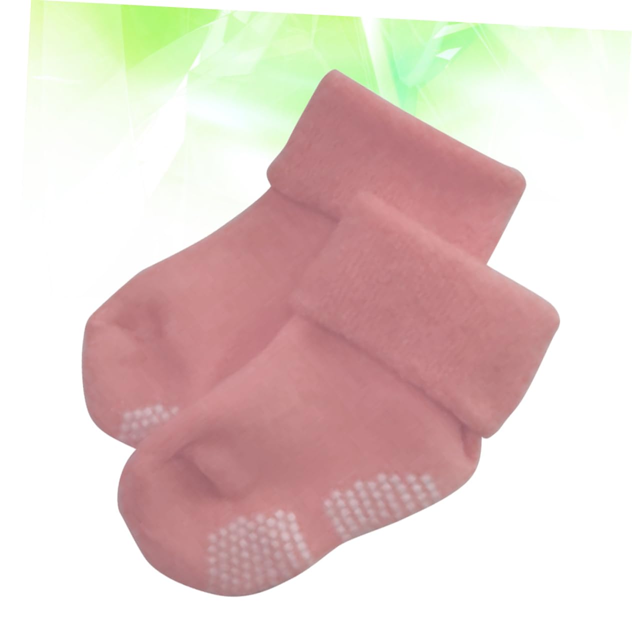 COLLBATH Baby Sock Soft Cotton Winter Socks Anti-slip Design for Boys and Girls Size 1-3 Years