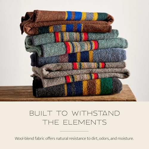 Image of Pendleton Yakima Camp Blanket Full Queen 90 inch x 90 inch - Wool Cotton