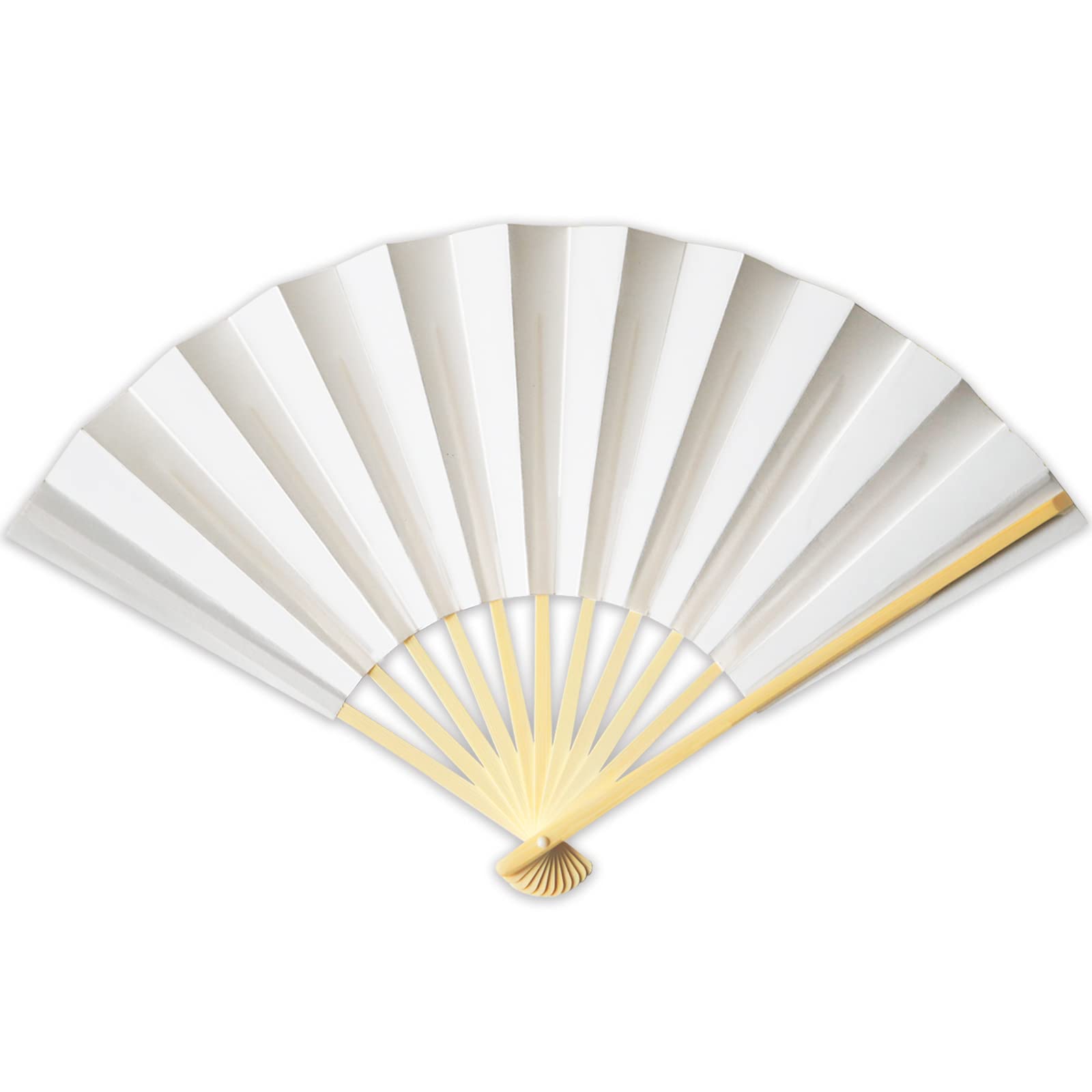 Amazon | [GIORSEN] 白扇 扇子 無地 礼装用 慶弔用 和紙 竹骨 11