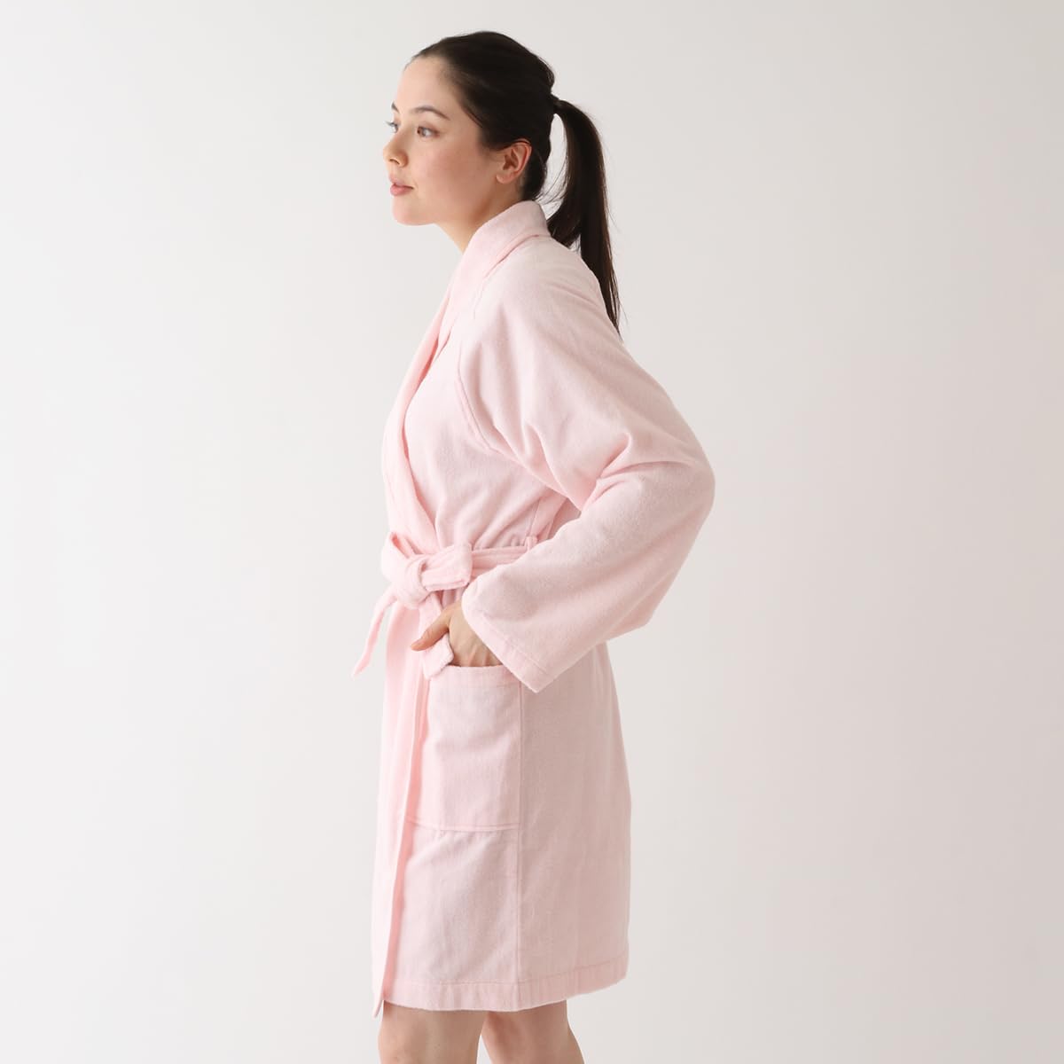uchino エアリータッチローブ　ピンク エアリータッチローブ（RRZ16899）-UCHINO-women（ウィメンズ