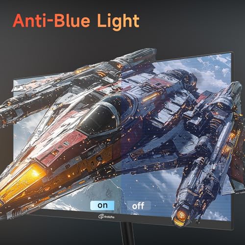 Image of ArcticPro 27inch Gaming Monitor 180Hz, Fast IPS, FHD 1080p Monitor, 1ms, Adaptive Sync, HDMI & DP Ports, 3-Sided Frameless, Enhanced Eye Care, VESA, Tilt Adjust
