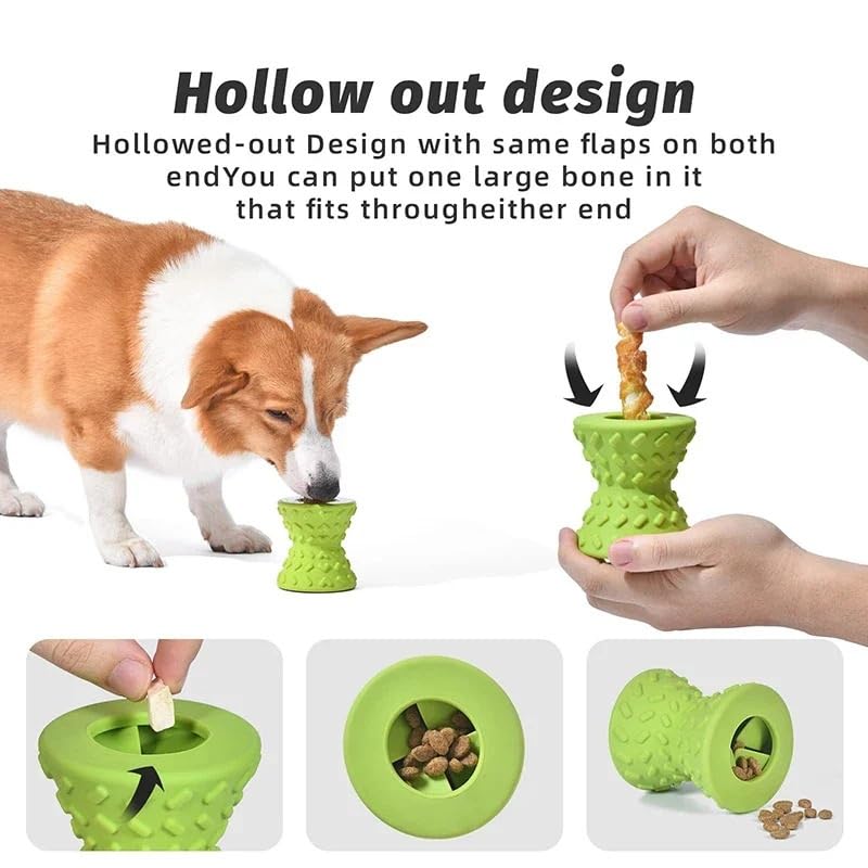 Jouets distributeurs de Nourriture for Chiens, for mâcheurs agressifs, en Caoutchouc Naturel Non Toxique, Qui fuient Les friandises, Jouets for Animaux de Compagnie, Jeu d'os for Chiots