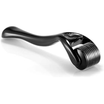 Beard Roller 0.5 mm Derma Roller Hair with 540 Needles Beard Roller Beard Growth Beard Roller for Hair Loss Microneedling for Skin Wrinkles Beard Growth Hair Care for Men and Women
