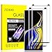 Galaxy Note 9 Screen Protector [2-Pack], JEHOO Tempered Glass Screen Protector [3D Curved EDG][9H Hardness][HD Clear][No Bubbles][NO Scratch] Tempered Glass Film Compatible with Samsung Galaxy NOTE9