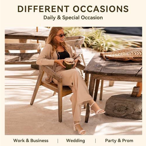 IDIFU IN2 Low Block Heels for Women Chunky Heels Square Open Toe Heeled Sandals Wedding Bride Prom Graduation Dress Shoes Comfortable Cute Trendy Summer Casual Ankle Strap Heels3