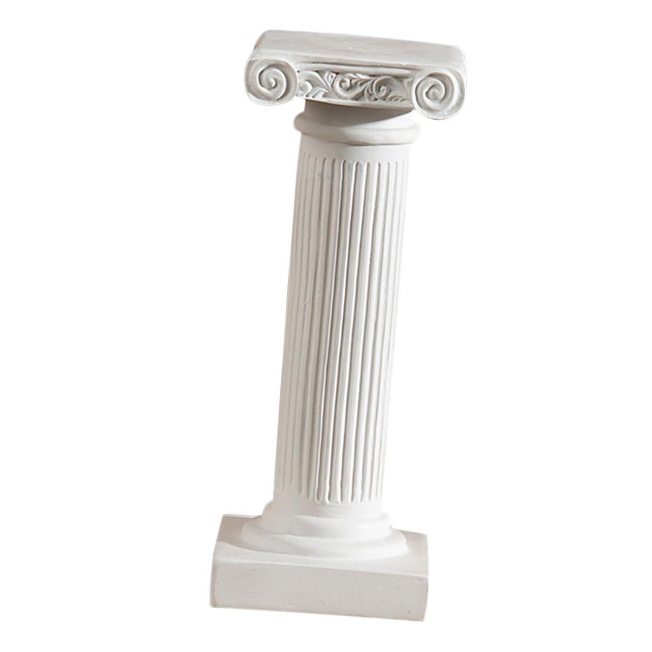 CIMAXIC Roman Column Statue Roman Pillars Greek Decor Decorative Columns Greek Columns Statue Wedding Candle Holder Micro Landscape Pillar Greek Statue Resin Mini Crafts White