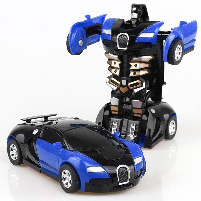 EUPHORIA Rk Toys Plastic Battery Operated Converting Car to Robot, Robot to Car Automatically, Robot Toy, with Light and Sound for Kids Indoor and Outdoor 3 Year, Pack of 1 (Blue) (B0D818KT69) Amazon Price History, Amazon Price Tracker