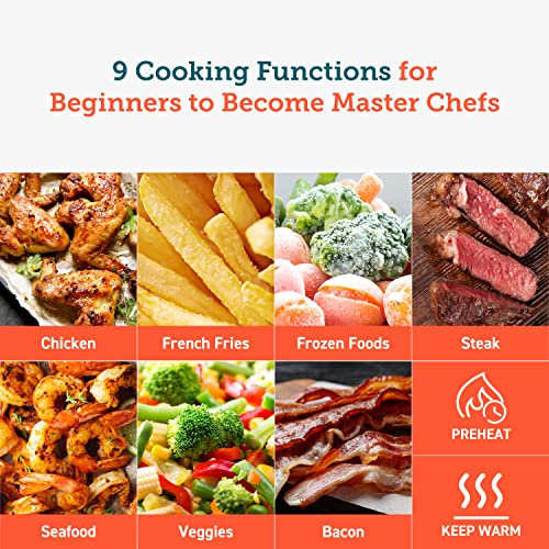 COSORI Air Fryer, 5 QT, 9-in-1 Airfryer Compact Oilless Small Oven, Dishwasher-Safe, 450℉ freidora de aire, 30 Exclusive Recipes, Tempered Glass Display, Nonstick Basket, Quiet, Fit for 1-4 People COSORI Air Fryer, 5 QT, 9-in-1 Airfryer Compact Oilless Small Oven, Dishwasher-Safe, 450℉ freidora de aire, 30 Exclusive Recipes, Tempered Glass Display, Nonstick Basket, Quiet, Fit for 1-4 People