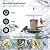 Metal Roof Bird Feeder for Outdoors - 360° Feeding Perch. Green