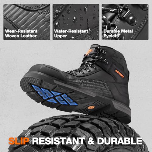 NINGO Dual-Layer Protection Work Boots