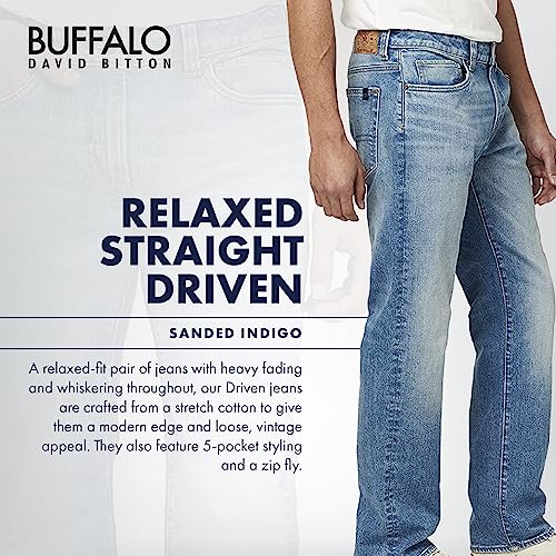Buffalo David Bitton Men's Straight Driven Fashion Jean3