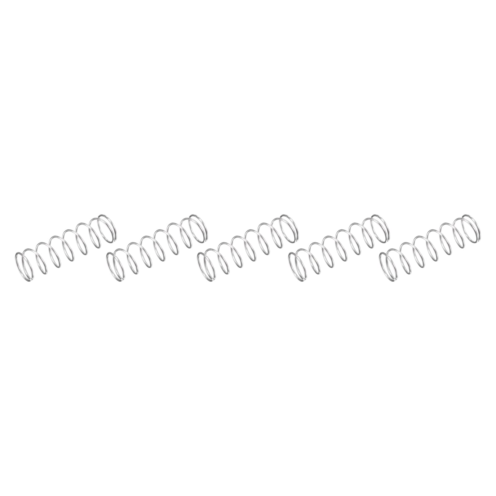 METALLIXITY Compression Springs (1x16mm OD,40mm Free Length) 5Pcs, 304 Stainless Steel Extension Spring - for Shop Home Repairs, DIY Projects, Silver Tone — Amazon image 29
