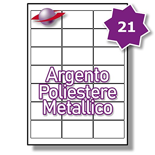 24 Par Foglio, 10 Fogli, 240 Etichette. Label