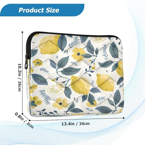 Funda para portátil 13-14 pulgadas impermeable con diseño de limones miniatura 3