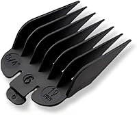 3/4" (19mm) Professional Hair Clipper Guards - Replacement Combs for WAHL Clippers/Trimmers, Durable Black PC Snap-On Guides