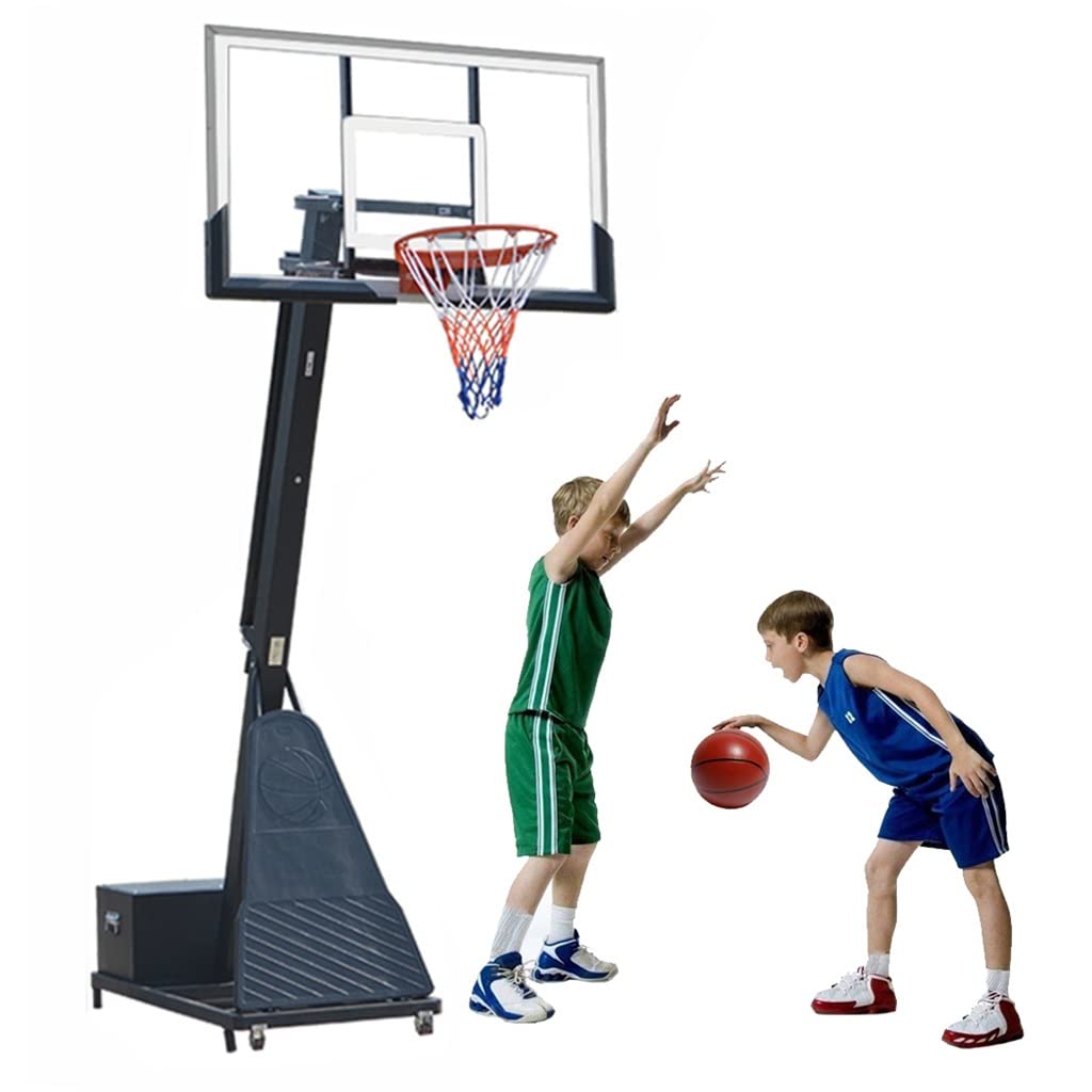 Buy Steel Basketball Hoop With Wheels, 810ft Adjustable Basketball
