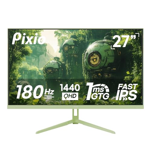 Pixio PX278 Wave Mint Green 27 inch 180Hz Refresh Rate Quad