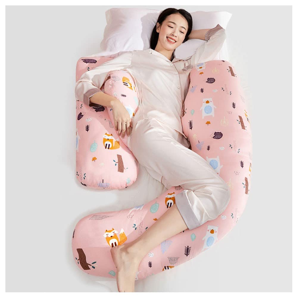 Cuscino per la gravidanza per la gravidanza Cuscini per la gravidanza per dormire 110 cm Cuscino per la gravidanza staccabile per tutto il corpo per dormire lateralmente e alleviare il mal di schiena,