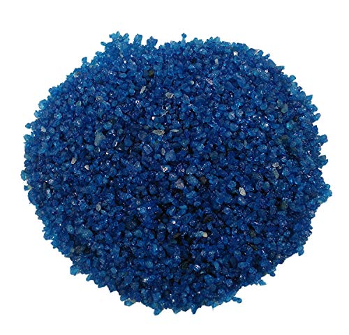 Image of Maalavya Sugar Size Crystal Sand for Home and Garden Decor, Aquarium Substrate (Egyptian Blue, 950 Grams)