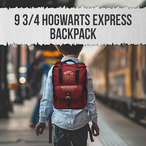 Harry Potter Backpack 9 ¾, Red, One Size2