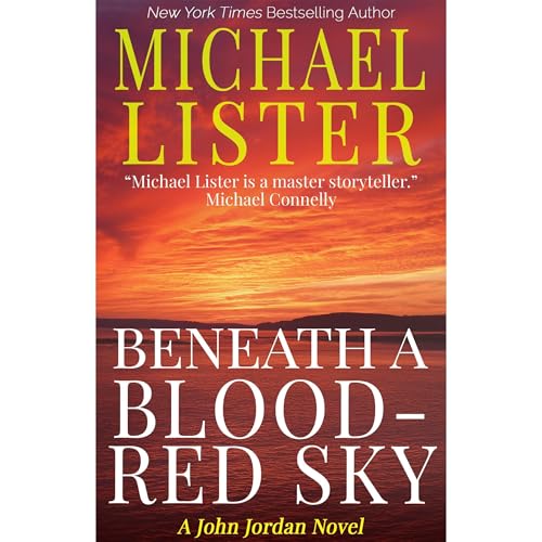 Beneath a Blood-Red Sky Audiolibro Por Michael Lister arte de portada