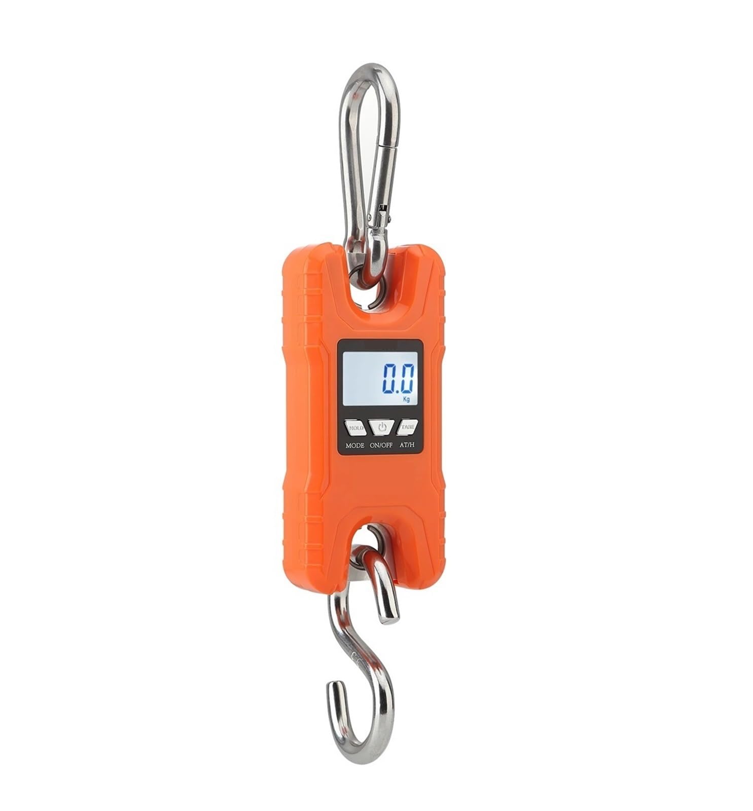 Digital Crane Scale, 500kg Crane Scale Digital Display Scale Heavy Duty Hanging Hook Scale Fishing Travel Electronic Weighing Scale(Oranje)