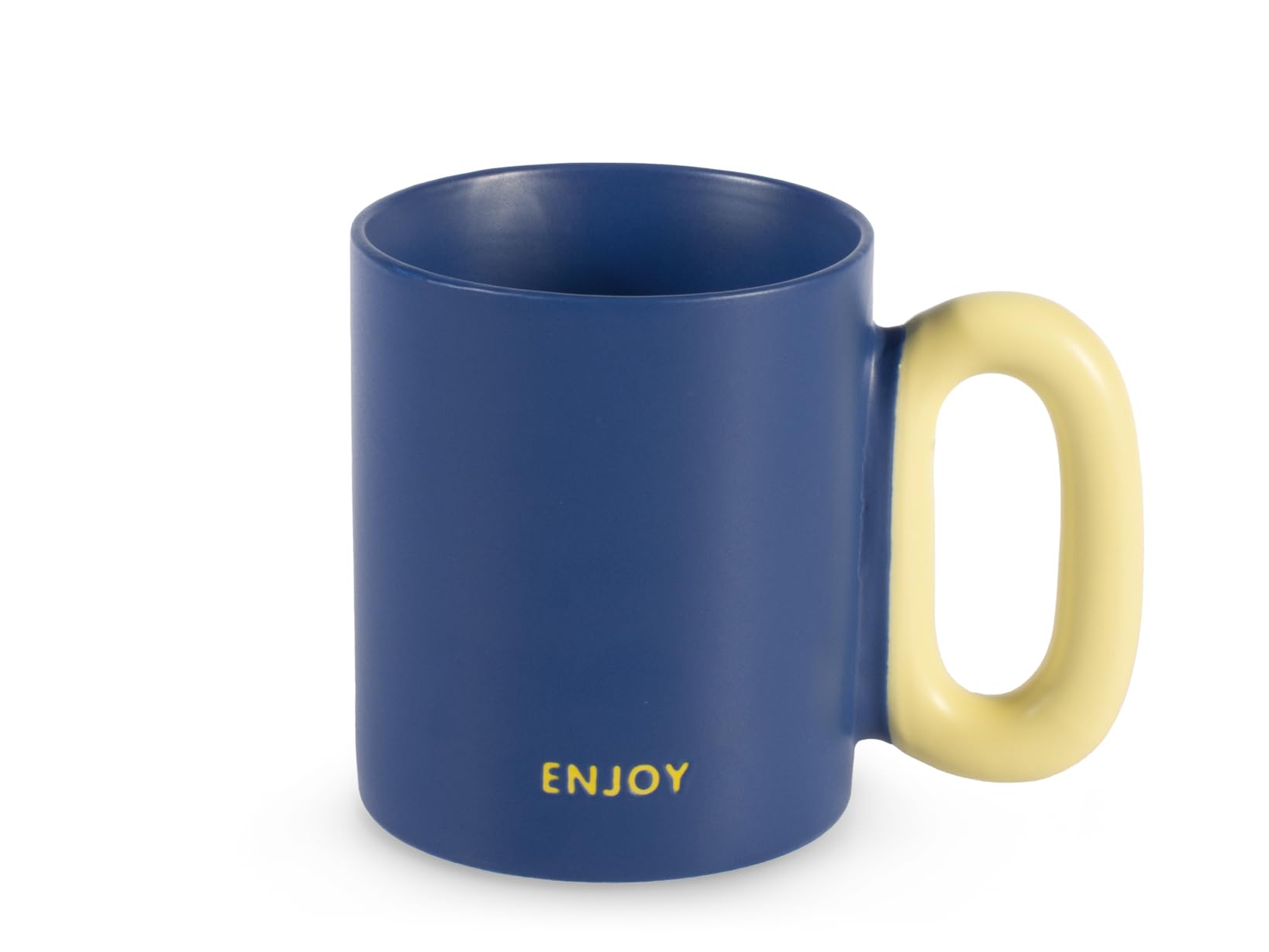 H&H Set 12 Mug Pastel Glow – Tazze New Bone China 360 ml – 12 Colori Pastello con Parole Motivazionali – Lavabili in Lavastoviglie e Uso Microonde – Colori Opachi