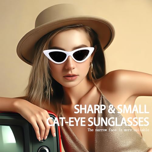 Joopin Polarized Cat Eye Sunglasses for Women, Retro Narrow Pointy Cateye Womens Sun Glasses3